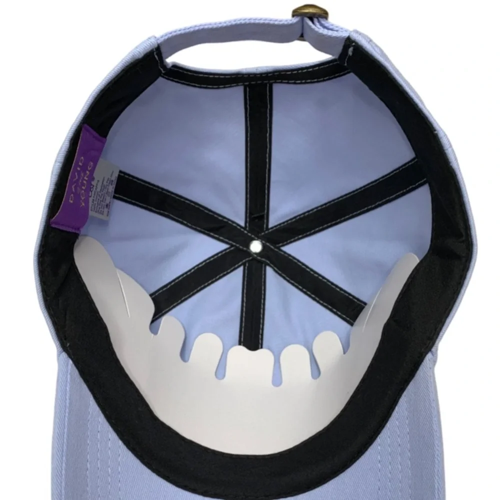 New David and Young Blue Rose All Day Embroidered Baseball Cap Hat